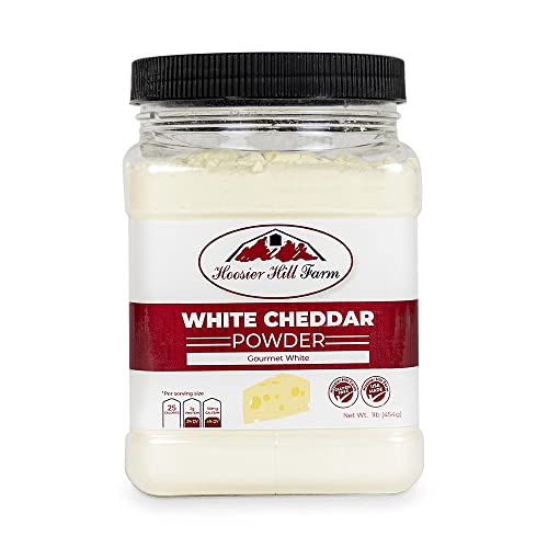 Hoosier Hill Farm White Cheddar Cheese Powder, 1LB (Pack of 1)