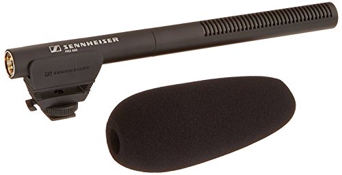 SENNHEISER Professional Shotgun Microphone with XLR-3 to 3.5mm Connector for Video Camera/Camcorder, Black (505453)