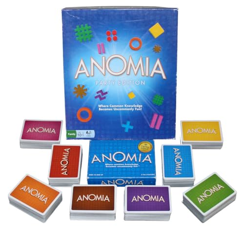 Anomia Party Edition. Fun Family Card Game for Teens and Adults. Popular for Families and Couples.