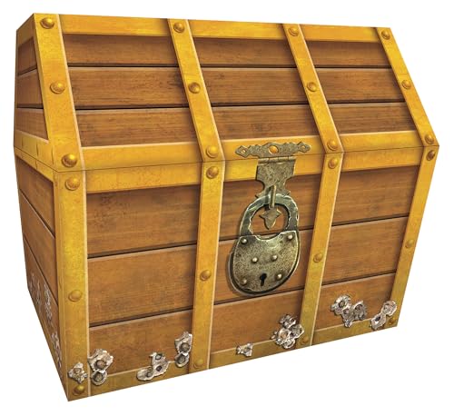 Teacher Created Resources TCR5048 Treasure Chest, 9.5 inch X 8 inch X 8.5 inch, Brown