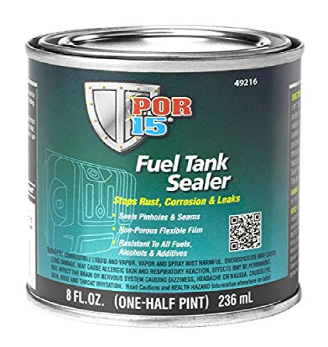POR-15 Fuel Tank Sealer, Stops Rust, Corrosion and Leaks, Resistant to All Fuels, Alcohols and Additives, 8 Fluid Ounces