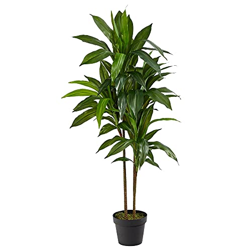 Nearly Natural 48in Artificial Dracaena With Real Touch Leaves And