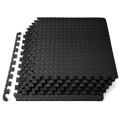 ProsourceFit Puzzle Exercise Mat (1/2 in, 24 sq ft)