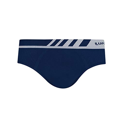 LUPO Cueca Masculina Sem Costura Microfibra Slip Adulto, Marinho, G