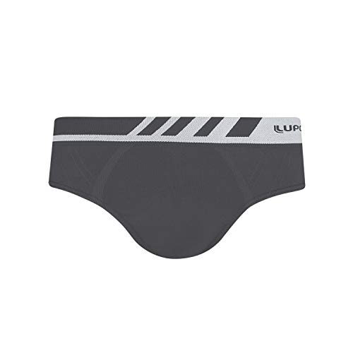 Cueca Slip, Lupo, Masculino, Cinza, P