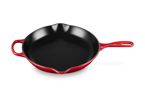 Le Creuset Enameled Cast Iron Signature Iron Handle Skillet, 11.75", Cerise