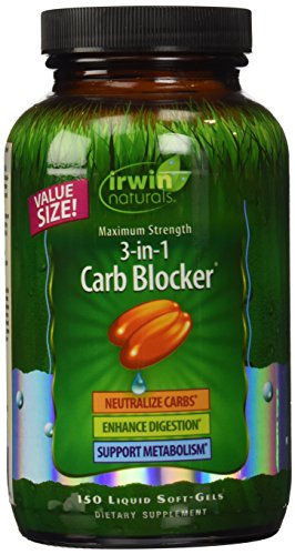 Irwin Naturals Maximum Strength 3 In 1 Carb Blocker Neutralize