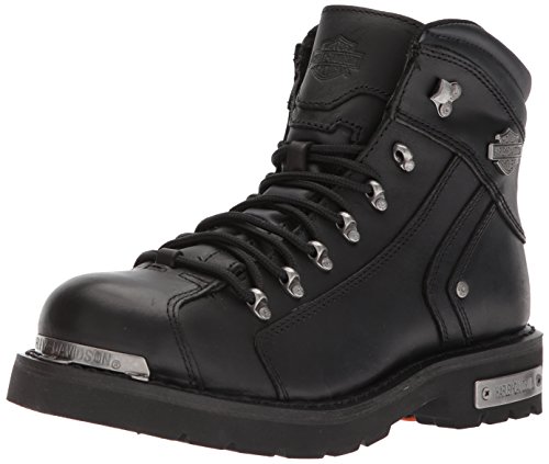 Harley-Davidson Men's Electron Leather Motorcycle Casual Boot, Black, 10