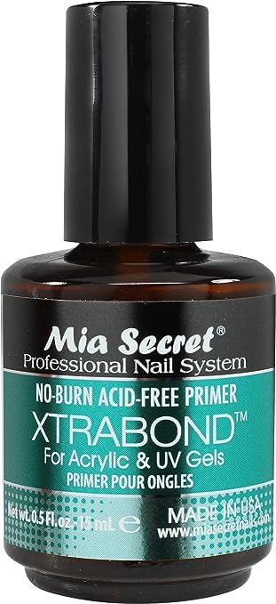 Mia Secret XTRABOND No-Burn Acid-free Primer 1/2 oz. for Acrylic and UV Gels