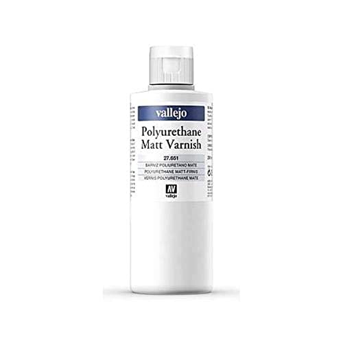 Vallejo Polyurethane Matte Varnish - airbrush and hobby painting product preview