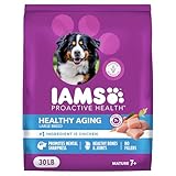 IAMS Proactive Health Dry Dog Food, Large Breed Mature Premium Adult Dog Food for Large Breeds, with Chicken, 30 lb. Bag