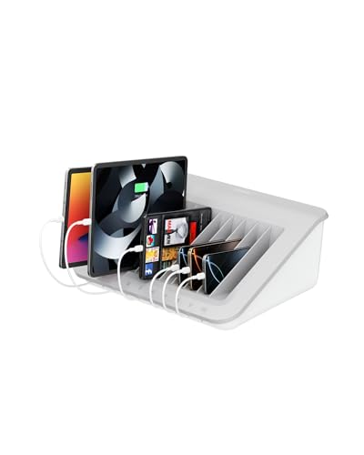 Belkin Charging Station for Laptops with Surge Protector, 10 Device USB Charging Dock