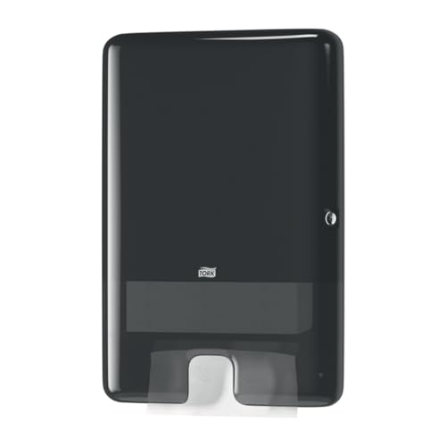Tork Xpress Multifold Hand Towel Wall Mounted Dispenser Black H2, One-at-a-Time Dispensing, Elevation Range, 552008