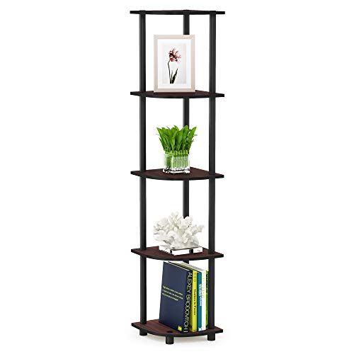 Furinno Turn-N-Tube 5-Tier Corner Bookshelf for $16 + free shipping w/ Prime