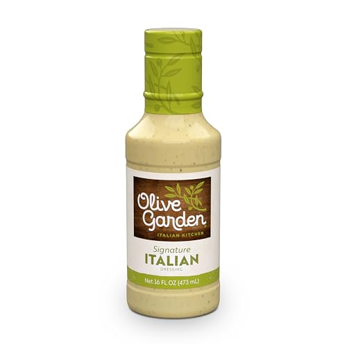 Olive Garden Signature Italian Dressing, 16 fl. oz., Made with Italian Spices, Oil and Vinegar, Perfect Chicken Marinade, Sandwich Spread or Salad Dressing