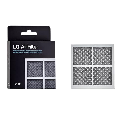 LG 6 Month (LT120F) Replacement Refrigerator Air Filter, 1 Count (Pack of 1), White