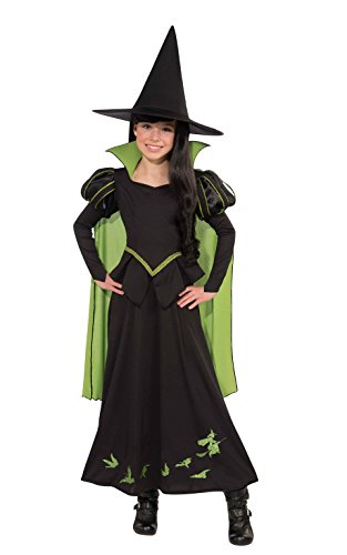 Rubies The Wizard of Oz: Wicked Witch of the West Costume for Kids, Girl's Medium