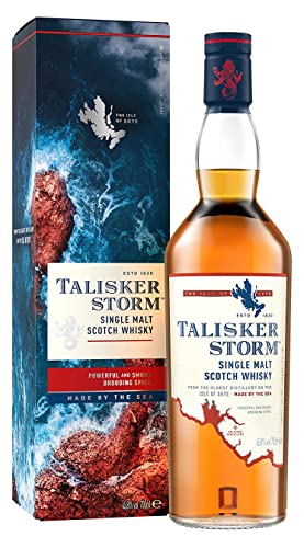 (-37%) Talisker Storm, aromatischer Single Malt Scotch Whisky, 45.8% Vol, 700ml