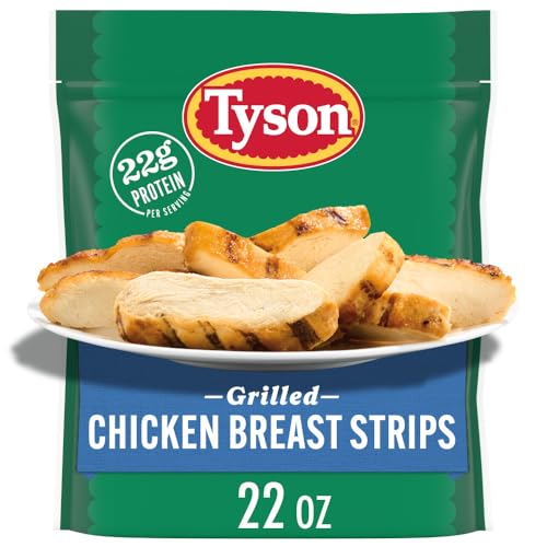 Tyson Grilled & Ready Chicken Breast Strips, Frozen, 22 Ounce
