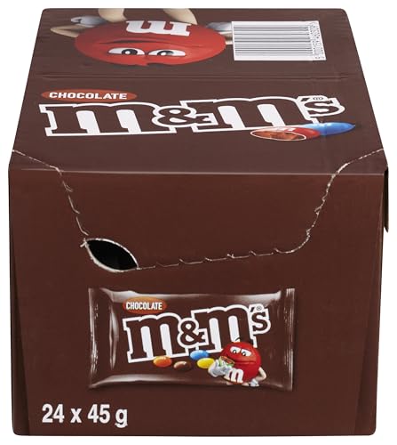 (-37%) M&M'S Chocolate Schokolade bunte Schokolinsen, 24x45g
