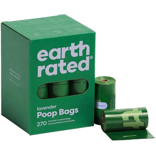Earth Rated Poop Bags (Lavender, 270-Count Refill Rolls)