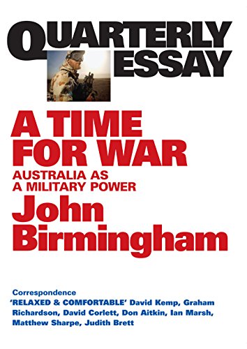 Quarterly Essay 20 A Time for War cover