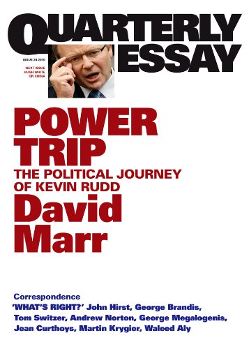 Power Trip: The Political Journey of Kevin Rudd (By: David Marr) cover