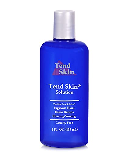Tend Skin Solution for Unsightly Razor Bumps, Ingrown Hair and Razor Burns, Post Shaving and Waxing Toner for Men and Women, Made in USA, 4 Oz