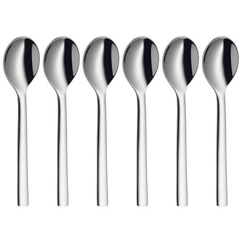 (-94%) WMF Nuova Espressolöffel Set 6-teilig, 11 cm, Espresso Löffel Cromargan Edelstahl poliert, spülmaschinengeeignet