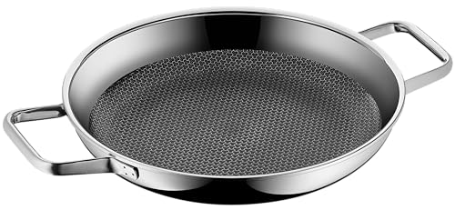 (-55%) WMF Profi Resist Servier-/ Bratpfanne 28 cm Induktion, Mehrschichtmaterial beschichtet, Wabenstruktur, Edelstahlgriff, backofenfest