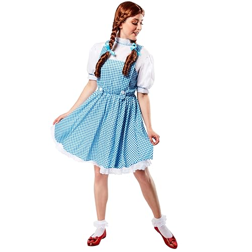 Rubies The Wizard of Oz: Dorothy Costume for Adults, Women's Large