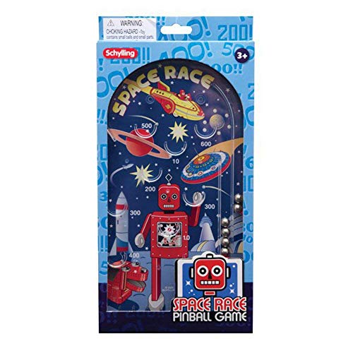 Schylling Space Race Pinball Toy Handheld Playing Bring this pinball machine with you on road