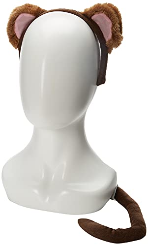 Rubies Monkey Headpeice and Tail for Adults, Unisex No Size