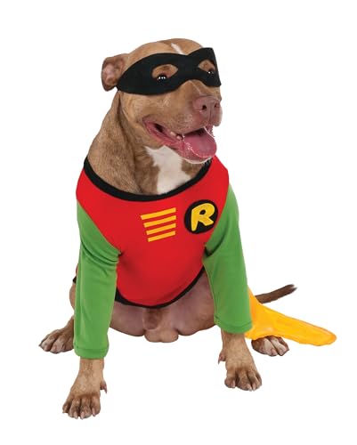 Rubies Teen Titans: Robin Pet Costume for Dogs or Cats, Medium