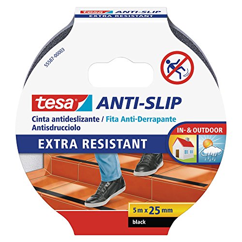 Cinta Antideslizante 5m x 25mm Negro