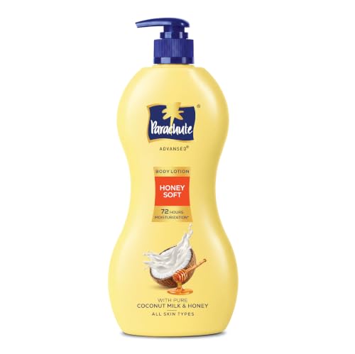 Parachute Advansed Honey Soft Body Lotion, With Honey, 100% Natural, Dry Skin Moisturizer, Silky Smooth Skin, 400ml