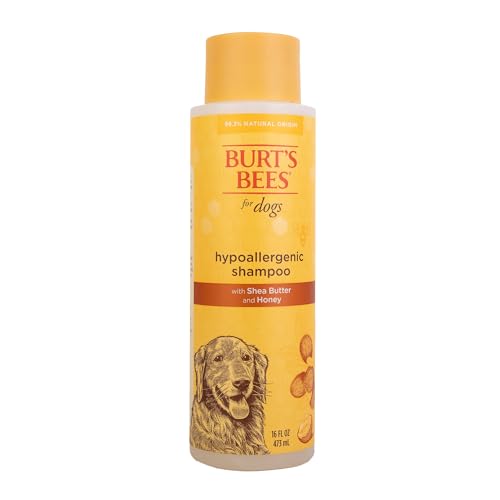 Burt's Bees Hypoallergenic Dog Shampoo Shea Butter Honey 16 oz