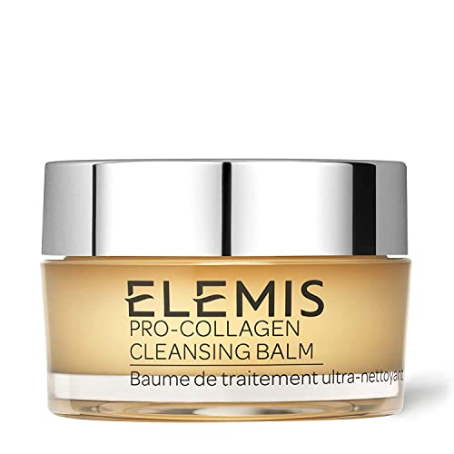 ELEMIS Pro-Collagen Travel Size Cleansing Balm - 3-in-1 Daily Face Cleanser - Melts Away Waterproof Makeup and Sunscreen - Lavender and Chamomile Oil - 20g