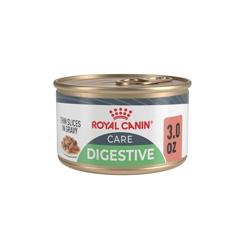 Royal Canin Feline Care Nutrition Digestive Care Adult Thin Slices in Gravy Cat Food, 3 oz (Pack of 24)