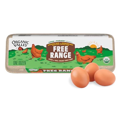 Organic Valley, Organic Free Range Large Brown Eggs, 12 Count