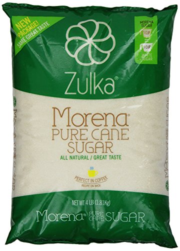 Zulka Morena Pure Cane Sugar - 4 LB (Pack of 1)