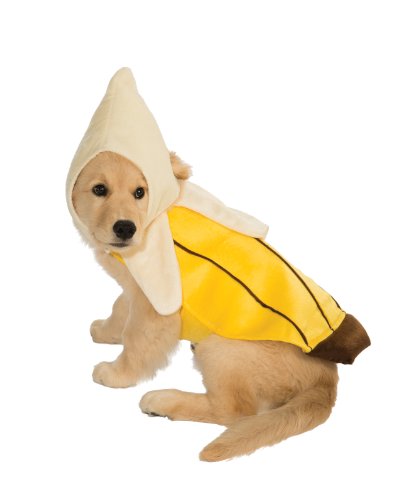 Rubies Banana Pet Costume for Dogs or Cats, XL