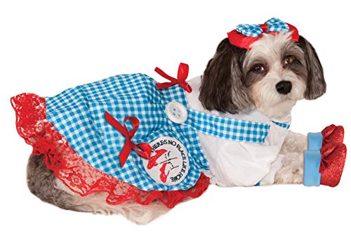 The Wizard of Oz: Dorothy Pet Costume for for Dogs or Cats by Rubies, Medium