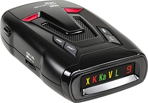 Whistler CR70 Laser Radar Detector Simple Yet Solid Multiple settings give