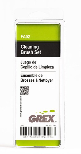 Grex FA02 full airbrush cleaning brush set - airbrush and hobby painting product preview