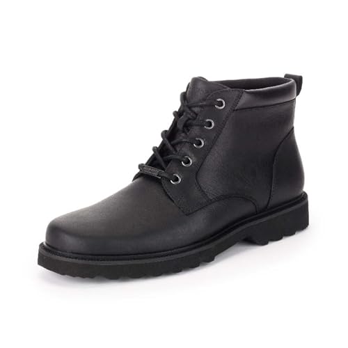 Rockport mens Northfield Waterproof chukka boots, Black Waterproof, 10 US