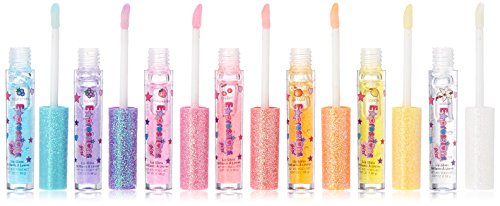 7pc Fruity Flavored Lip Gloss Set - Lip Gloss in Assorted Fruity Flavors, Non Toxic Makeup for Kids & Teens
