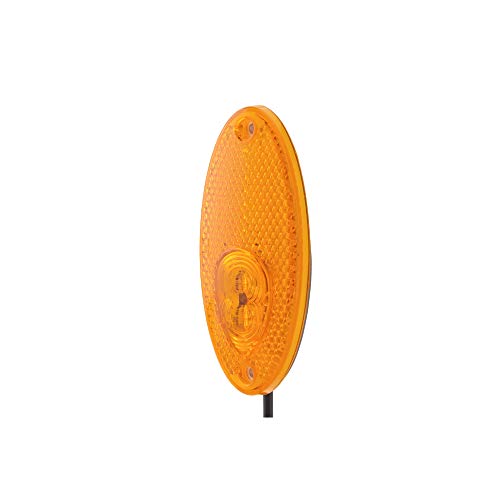 (-36%) HELLA 2PS 964 295-051 Seitenmarkierungsleuchte - Begrenzungsleuchte - Anhänger - Wohnwagen - LED - 24V - Schraubanschluss/Anbau - Lichtscheibenfarbe: gelb - Kabel: 500mm - rechts/links - Menge: 1