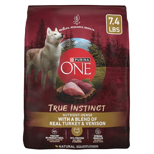 Purina ONE True Instinct With A Blend Of Real Turkey and Venison Dry Dog Food - 7.4 lb. Bag