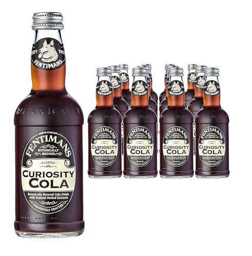 Fentimans Curiosity Cola - Botanically Brewed Cola - Exquisitely Crafted & Refreshing Soft Drinks - Gluten-Free and Vegan Friendly Soft Drinks - 12 x 275ml Bottles